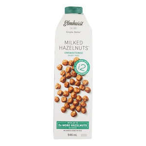 Elmhurst Milked Hazelnuts Unsweetened Beverage